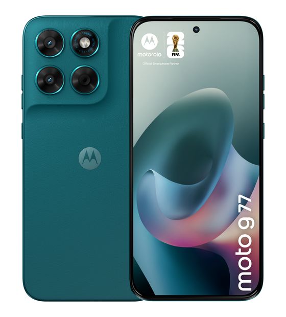 Motorola Moto G77 256 GB 5G Smartphone 17,3 cm (6.8 Zoll) 2,5 GHz Android 108 MP Dual Kamera Dual Sim WiFi 5 (PANTONE Shaded Spruce) f&uuml;r 279,00 Euro