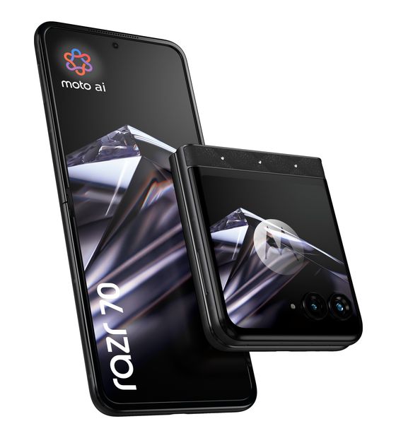 Motorola Razr 70 256 GB 5G Smartphone 17,5 cm (6.9 Zoll) Android 50 MP Dual Kamera Dual Sim WiFi 6E (PANTONE Meteorite Crystals by Swarovski) f&uuml;r 999,00 Euro