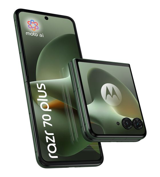 Motorola Razr 70 plus 512 GB 5G Smartphone 17,5 cm (6.9 Zoll) Android 50 MP Dual Kamera Dual Sim WiFi 7 (PANTONE Mountain View) f&uuml;r 1.149,00 Euro