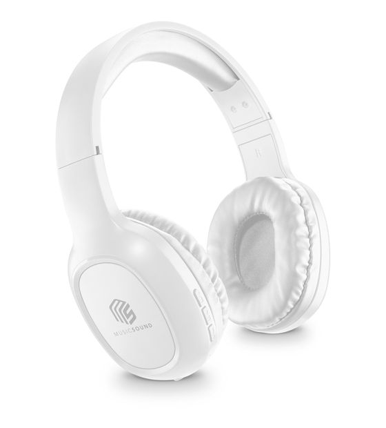 Music Sound Basic Bluetooth Kopfhörer kabellos  (Weiß) f&uuml;r 19,99 Euro