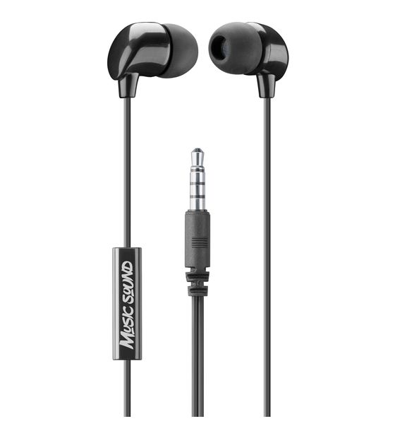 Music Sound Color In-Ear Kopfhörer Kabelgebunden  (Schwarz) f&uuml;r 7,99 Euro