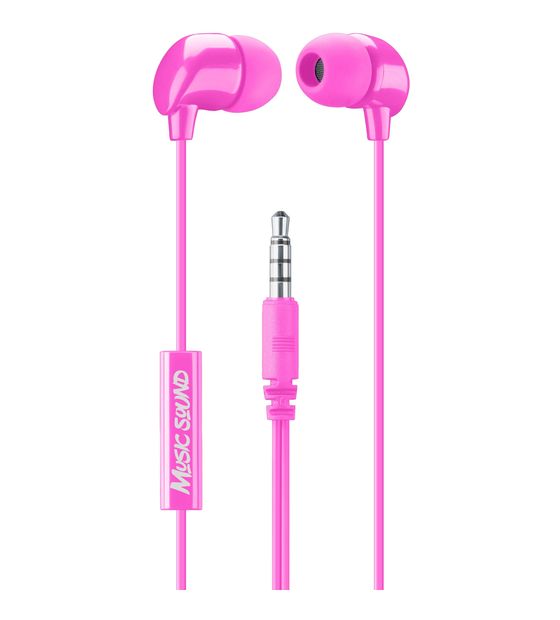 Music Sound Color In-Ear Kopfhörer Kabelgebunden  (Pink) f&uuml;r 7,99 Euro