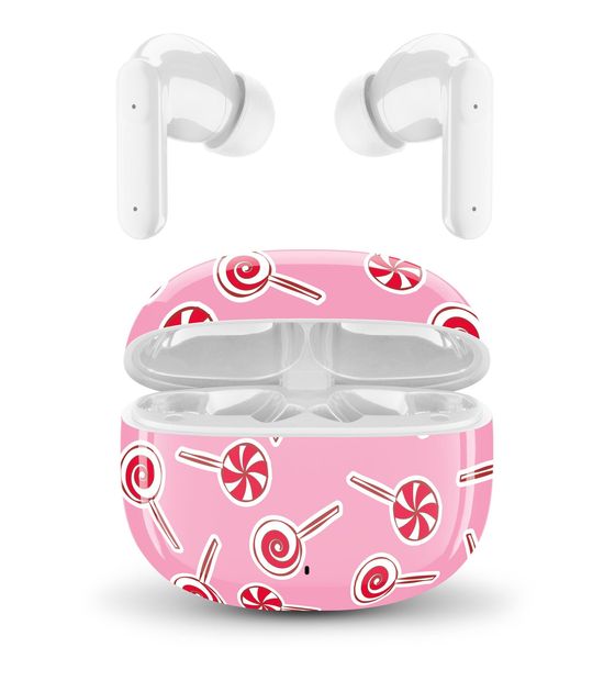 Music Sound Fancy In-Ear Bluetooth Kopfhörer Kabellos TWS 5 h Laufzeit  (Pink) f&uuml;r 24,99 Euro