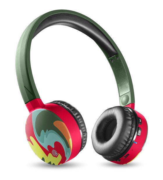 Music Sound Fantasy Over Ear Bluetooth Kopfhörer kabellos 16 h Laufzeit  (Grün) f&uuml;r 34,99 Euro