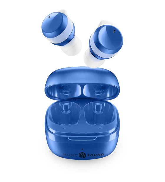 Music Sound Flow In-Ear Bluetooth Kopfhörer Kabellos TWS 25 h Laufzeit  (Blau) f&uuml;r 29,99 Euro