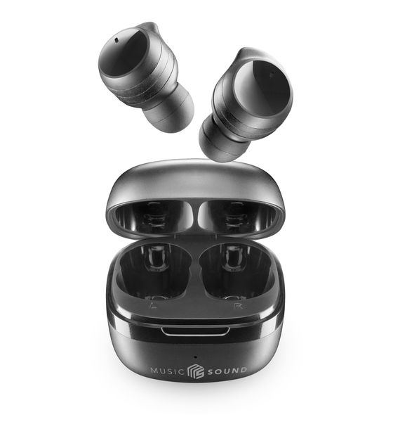 Music Sound Flow In-Ear Bluetooth Kopfhörer Kabellos TWS  (Schwarz) f&uuml;r 29,99 Euro