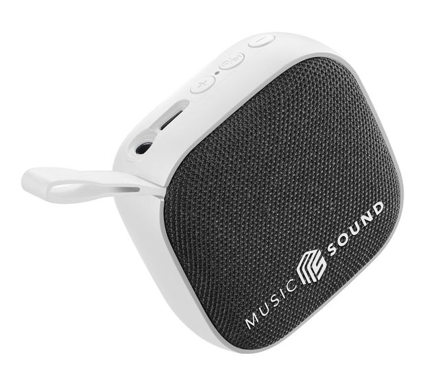 Music Sound Mini 3 W Bluetooth Lautsprecher Laufzeit bis 4 h  (Weiß) f&uuml;r 16,49 Euro