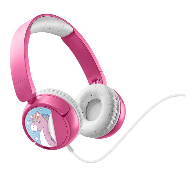 Music Sound Play Patch Kids Ohraufliegender Kopfhörer Kabelgebunden USB Typ-C  (Pink) f&uuml;r 24,99 Euro