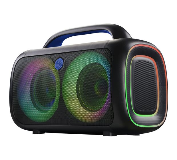 Music Sound Sound Box 80S 80 W Bluetooth Lautsprecher Laufzeit bis 5 h  (Schwarz) f&uuml;r 128,99 Euro