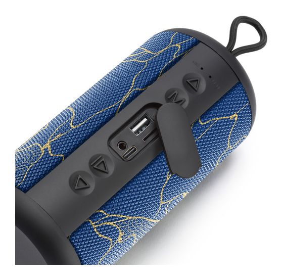 Music Sound Vertical 5 W Bluetooth Lautsprecher Laufzeit bis 4 h  (Blau) f&uuml;r 21,49 Euro