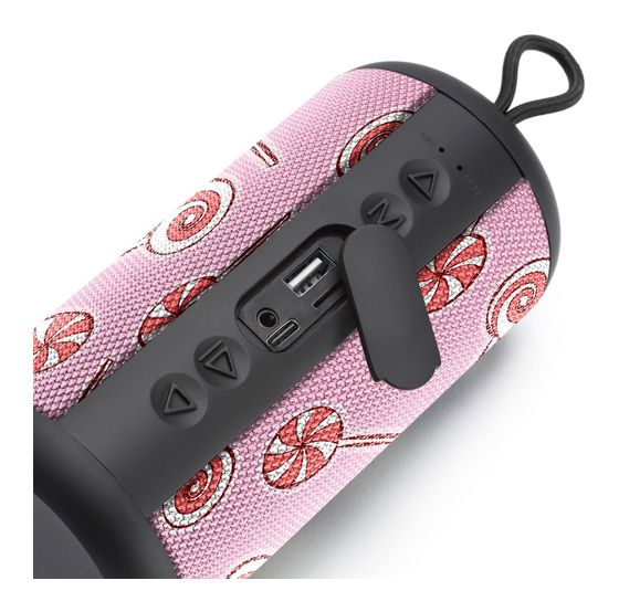 Music Sound Vertical 5 W Bluetooth Lautsprecher Laufzeit bis 4 h  (Pink) f&uuml;r 21,49 Euro