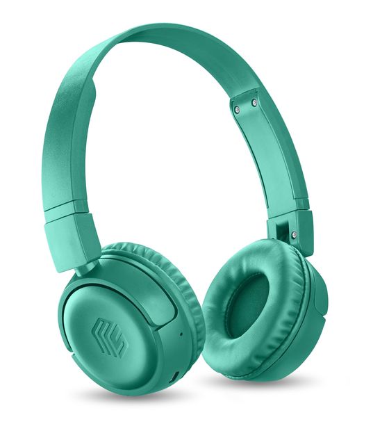 Music Sound Vibed Ohraufliegender Bluetooth Kopfhörer kabellos 35 h Laufzeit  (Grün) f&uuml;r 24,99 Euro
