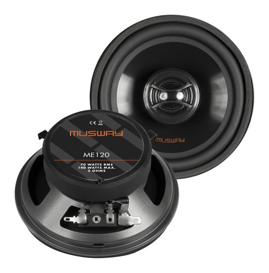 Musway ME120 2-Wege Einbaulautsprecher 140 W f&uuml;r 61,99 Euro