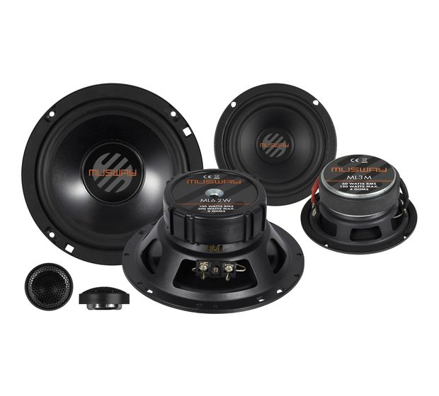 Musway ML6.3A 3-Wege Einbaulautsprecher 200 W f&uuml;r 295,99 Euro