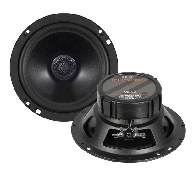 Musway ML62 2-Wege Einbaulautsprecher 200 W f&uuml;r 115,99 Euro