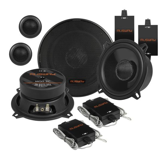 Musway MQ5.2C 2-Wege Einbaulautsprecher 180 W f&uuml;r 189,00 Euro