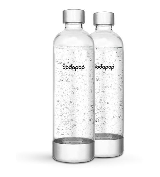 Sodapop 10028727 Cooper PET-Flaschen 2x 850 ml PET, Edelstahl Karbonisiererflasche 850 ml Cooper f&uuml;r 17,99 Euro