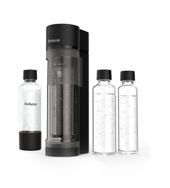 Sodapop Logan Wassersprudler (Schwarz, Transparent) f&uuml;r 97,99 Euro