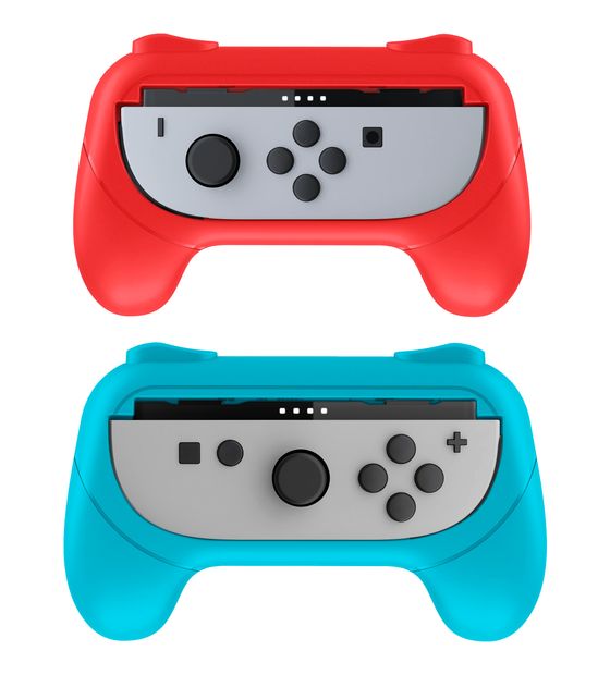 NACON Duo Joy-Con Grip Pack Steuerungsgrip Nintendo Switch 2  (Blau, Rot) f&uuml;r 9,99 Euro