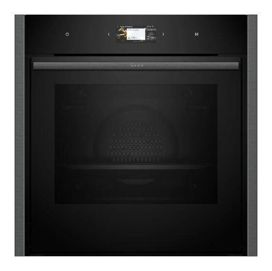 Neff BBQSET3 (B64CS71G0K + Z11CG10X1 + Z1608CX0) Einbaubackofen groß AutoClean f&uuml;r 2.030,00 Euro