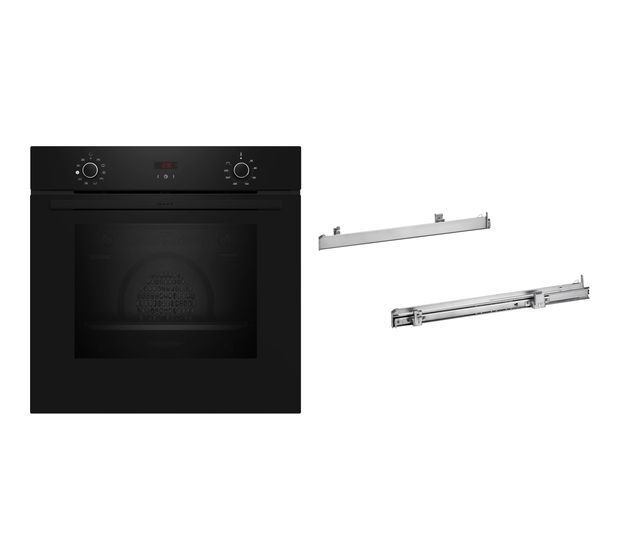 Neff BMK120KBS (B1CVD0AK3 + Z11TI15X0) Einbaubackofen groß Dampfgaren AutoClean f&uuml;r 552,00 Euro