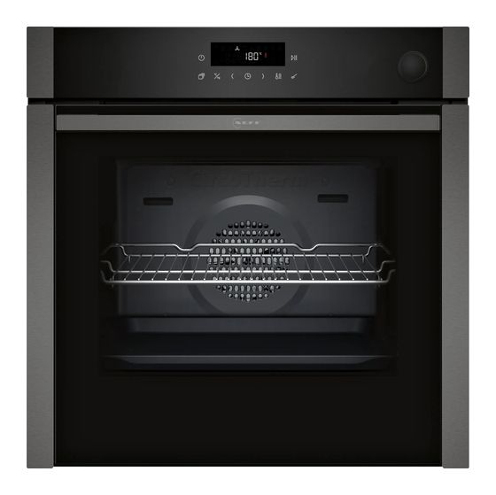 Neff BMK320EASP (B6AVJ7AG3 + Z1608BX0) Einbaubackofen groß Dampfgaren AutoClean f&uuml;r 977,00 Euro