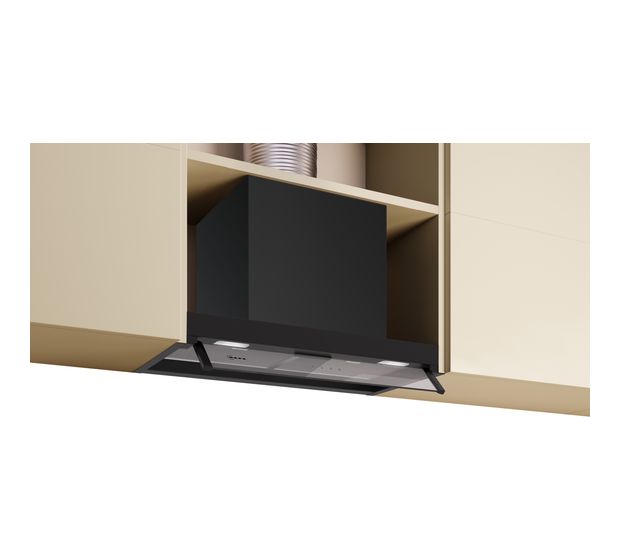 Neff D65XCC2S0 Abluft/Umluft Dunstabzugshaube/Esse Unterbau 60 cm (Schwarz) f&uuml;r 370,00 Euro
