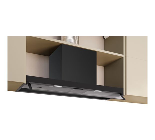 Neff D95XCC2S0 Abluft/Umluft Dunstabzugshaube/Esse Einbau 90 cm (Schwarz) f&uuml;r 388,00 Euro