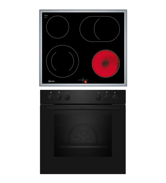 Neff EX1B0 (E1DCA0AK3 + M16SRF0L0) Herdset groß mit 60 cm Glaskeramik Kochfeld f&uuml;r 609,00 Euro