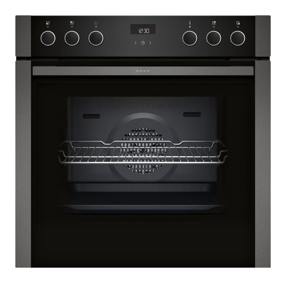 Neff HMK320SIF (E1ACE2AG4 + M66SBX1M0 + Z1608BX0) Herdset groß AutoClean EasyClean mit 60 cm Induktions Kochfeld f&uuml;r 1.630,00 Euro