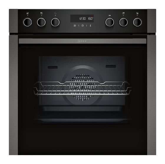 Neff HMK320SIFP (E2ACH7AG4 + M66SBX1M0 + Z1608BX0) Herdset groß AutoClean EasyClean mit 60 cm Induktions Kochfeld f&uuml;r 1.224,00 Euro