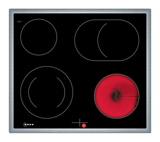 Neff M16SRF0L0 herdgesteuertes 60 cm Glaskeramik Kochfeld/Herdplatte 4 Zone(n) f&uuml;r 312,00 Euro