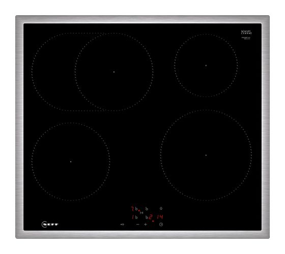 Neff M56SBF1L0 herdgesteuertes 60 cm Induktions Kochfeld/Herdplatte 4 Zone(n) f&uuml;r 588,00 Euro