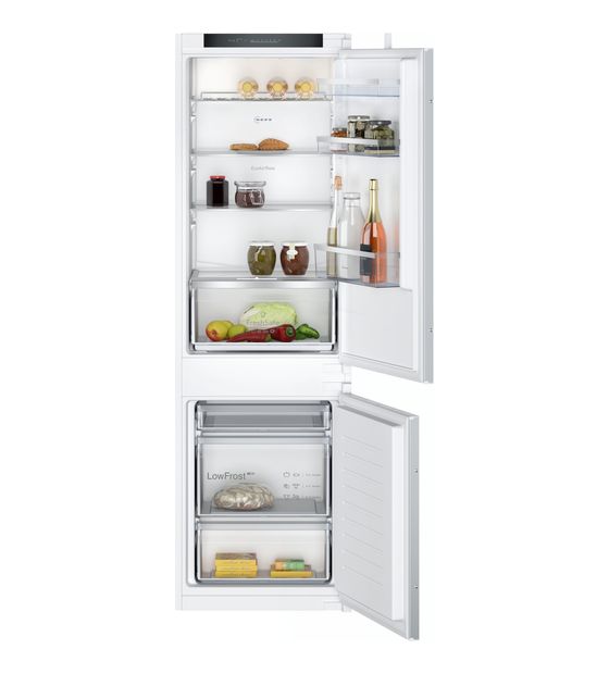 Neff N50 KI5862SE0S Schlepptür 183 l / 84 l 177,5 cm Einbau Kühl-/Gefrierkombination 229 kWh f&uuml;r 705,00 Euro