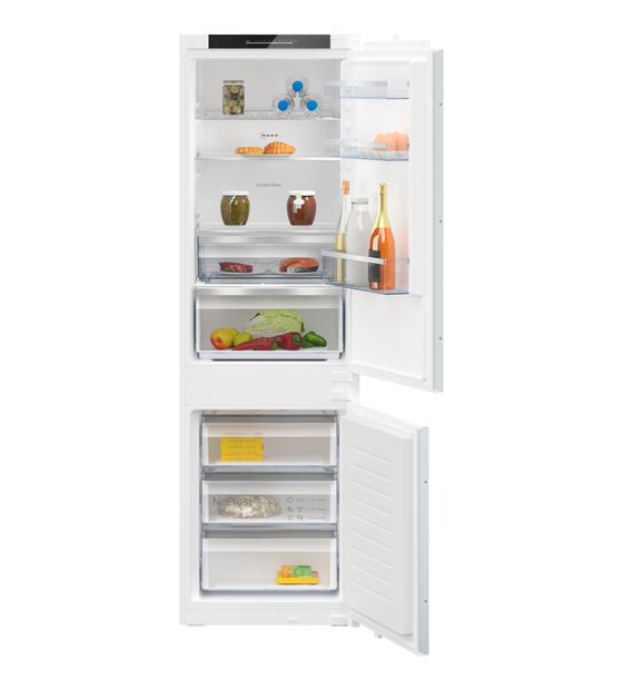 Neff N50 KI7862SE0 Schlepptür 184 l / 76 l 177,5 cm Einbau Kühl-/Gefrierkombination 234 kWh NoFrost f&uuml;r 817,00 Euro