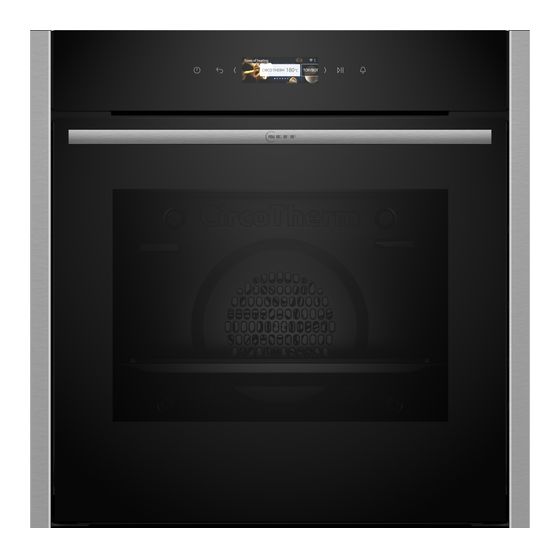 Neff N70 B24CR71N0 Einbaubackofen groß Dampfgaren AutoClean f&uuml;r 878,00 Euro