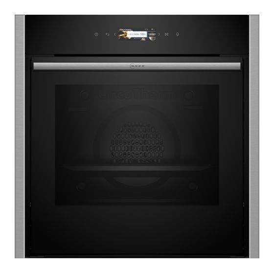 Neff N70 B54CR71N0 Einbaubackofen groß Dampfgaren AutoClean f&uuml;r 1.086,00 Euro