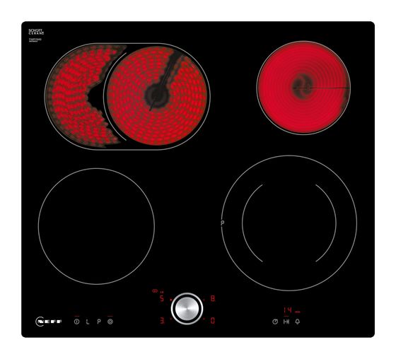 Neff T16PT76X0 autarkes 60 cm Glaskeramik Kochfeld/Herdplatte 4 Zone(n) f&uuml;r 379,00 Euro