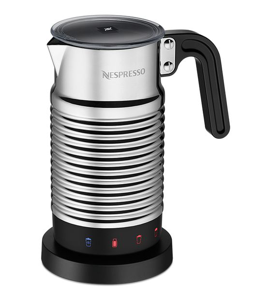 Nespresso Aeroccino4 Milchaufschäumer Automatischer Milchaufschäumer/-wärmer ca. 120 ml  (Schwarz, Metallisch) f&uuml;r 89,00 Euro