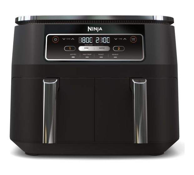 Ninja AF200EU Doppel Heißluftfritteuse 7,6 l 2400 W  (Schwarz) f&uuml;r 149,99 Euro