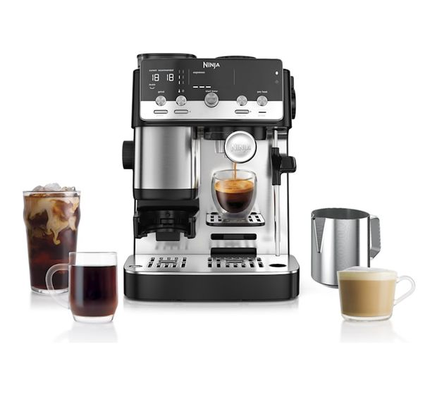 Ninja ES301EU Luxe Café Mini Siebträger Kaffeemaschine 1650 W  (Schwarz) f&uuml;r 399,00 Euro