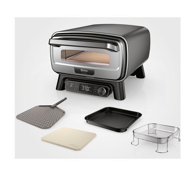 Ninja MO201EU Artisan Outdoor Elektro Pizzaofen bis zu 370 °C 1760 W f&uuml;r 310,00 Euro