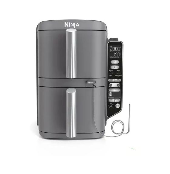 Ninja SL451EU Doppel Heißluftfritteuse 9,5 l 2470 W  (Schwarz) f&uuml;r 256,99 Euro