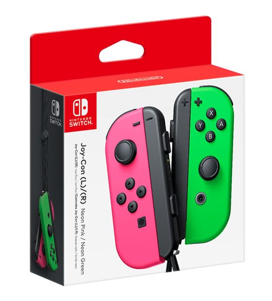 Nintendo Joy-Con 2er Set Analog / Digital Gamepad für Nintendo Switch 2 (Schwarz, Pink, Hellgrün) f&uuml;r 78,99 Euro