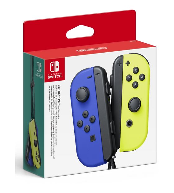 Nintendo Joy-Con 2er-Set Digital Gamepad für Nintendo Switch, Nintendo Switch OLED  (Blau, Gelb) f&uuml;r 79,99 Euro