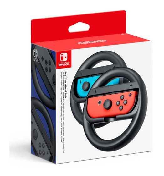 Nintendo Joy Con Lenkrad Nintendo Switch  (Schwarz) f&uuml;r 14,99 Euro