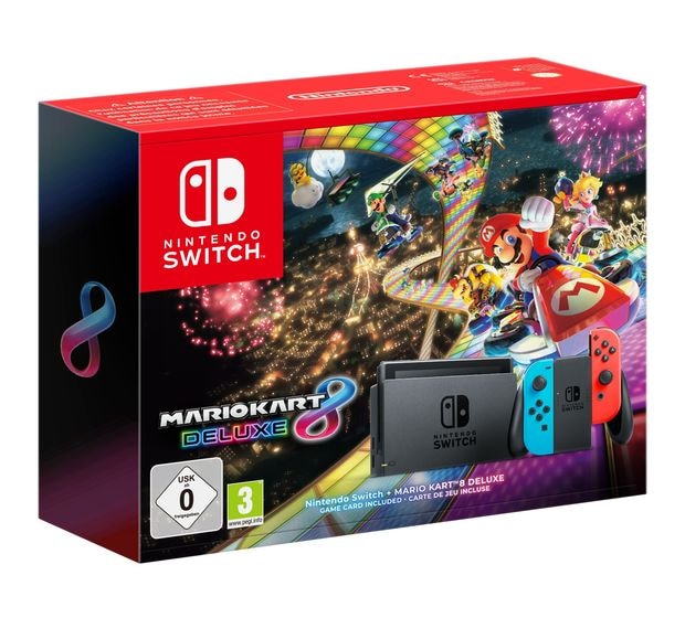 Nintendo Switch & Mario Kart 8 Deluxe Bundle f&uuml;r 209,99 Euro