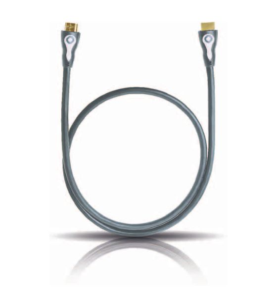 OEHLBACH High Speed SL 18 Gbit/s Stecker Gerade HDMI auf HDMI Typ A (Standard) 1 m  (Silber) f&uuml;r 14,97 Euro