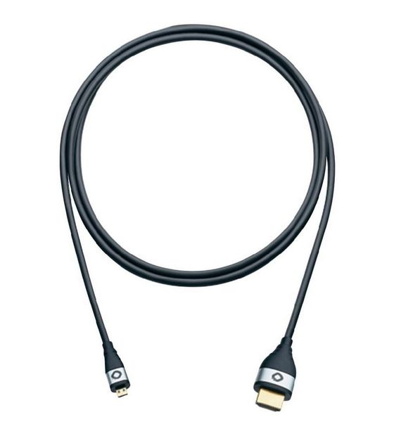 OEHLBACH i-Connect HS micro 180 18 Gbit/s Stecker HDMI auf HDMI Typ D (Mikrofon) 1,8 m  (Schwarz) f&uuml;r 38,99 Euro