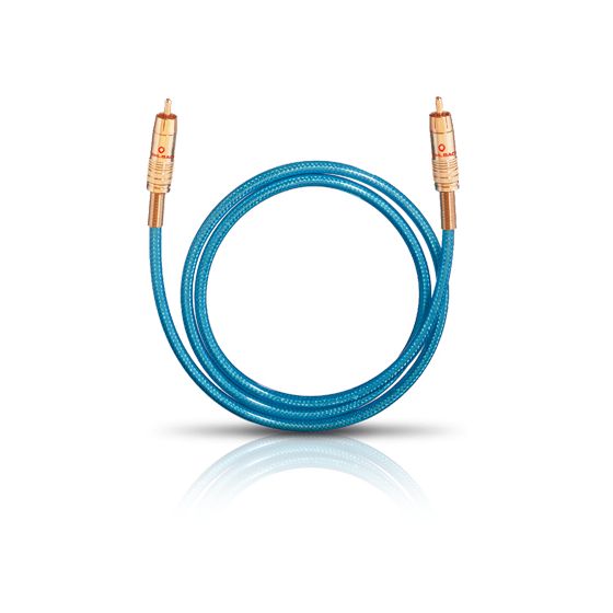 OEHLBACH NF113DI digitales Audio-Cinchkabel Stecker Cinch auf Cinch 1,5 m  (Blau) f&uuml;r 26,49 Euro